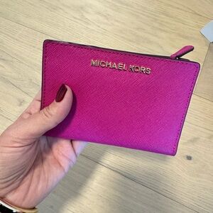 Michael Kors magenta wallet. Like new!